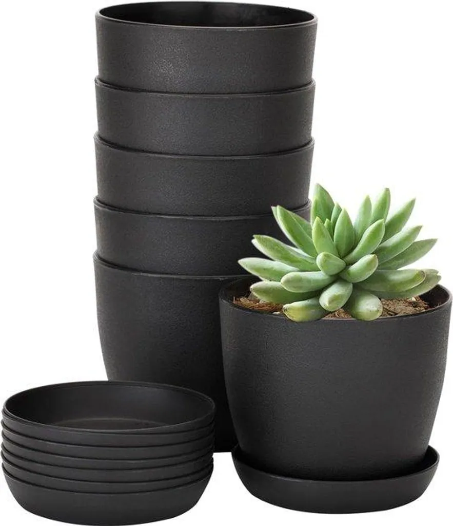 Pots de fleurs ronds 10cm pour chambre d'enfant et décoration maison