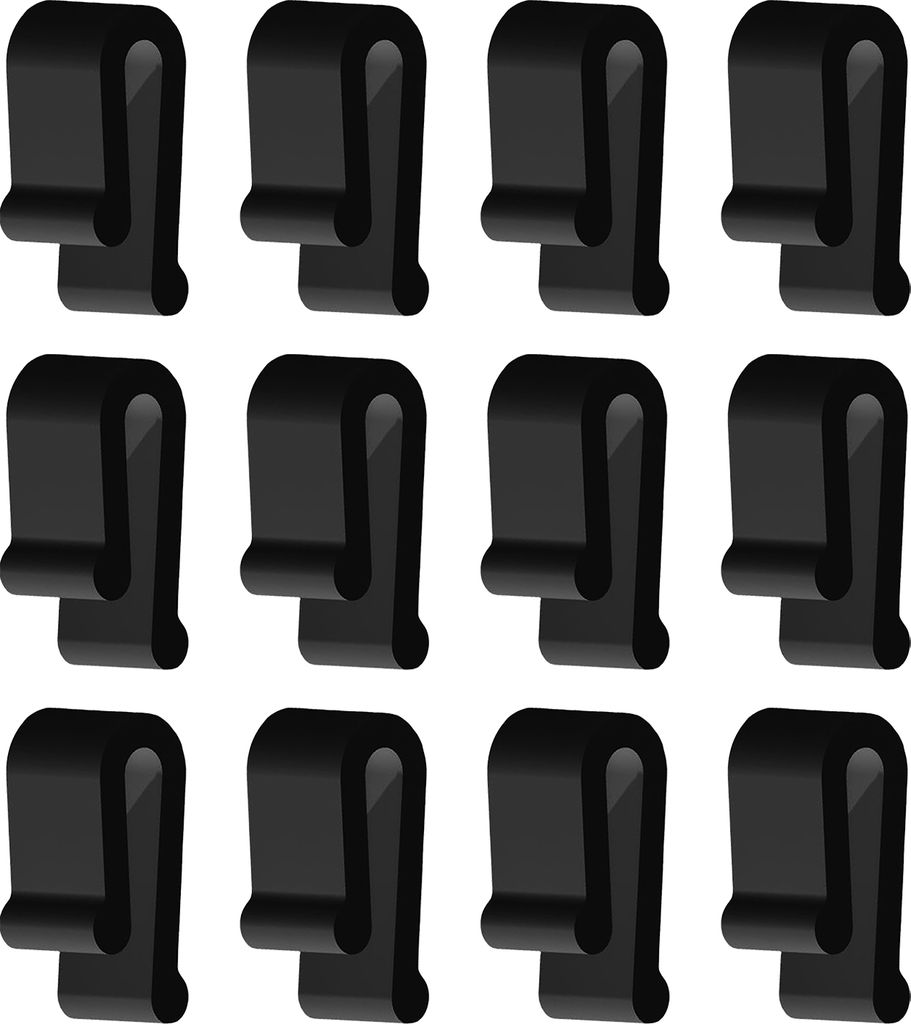 4/6/8/12 Stück Dutch Oven Deckelschutzclips, Silikon-Besteckschutzclip, stapelbar, leicht zu reinigende Kochgeschirr-Stoßstangen für Töpfe, U-f...