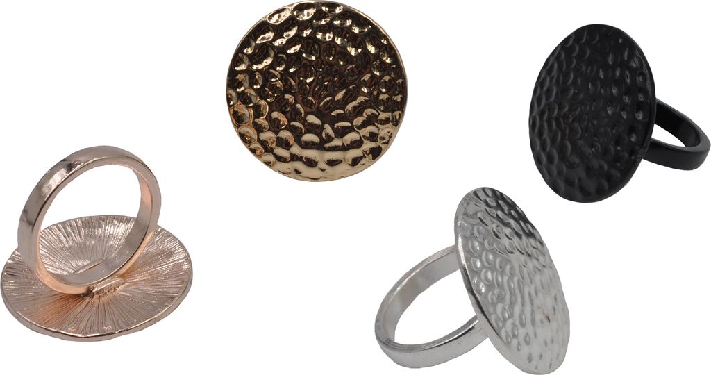 Steuer Modeschmuck Ring Metall mehrfarbig ohne 445070001