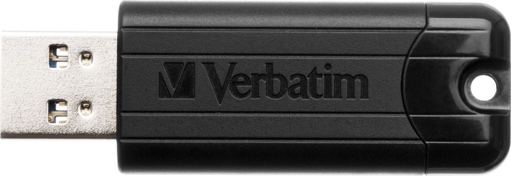 Verbatim USB Stick PinStripe 256GB USB 3.0 Schwarz - Flash-Laufwerk