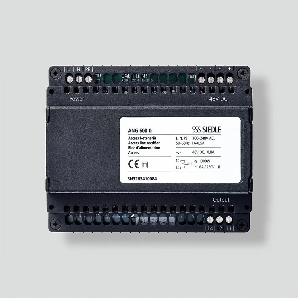 Alimentation pour Contrôle d'Accès ANG 600-0 Système 200041605-00 Stable
