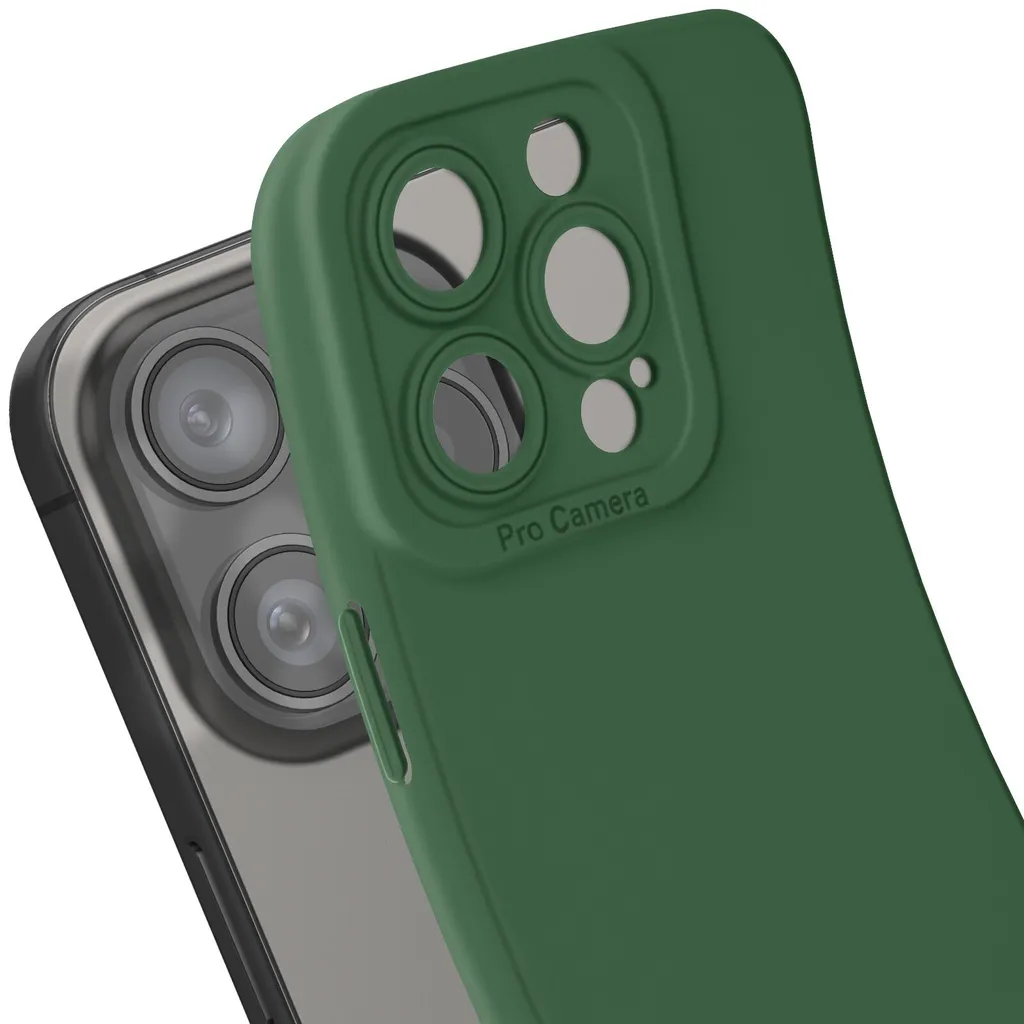 Cover Silicone Avizar iPhone 15 Pro: Protezione Fotocamera e Shock - 6