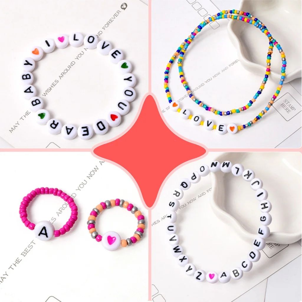 Perlen für Armbänder Halsketten Schmuck Set kreativ DIY Produktbild 11