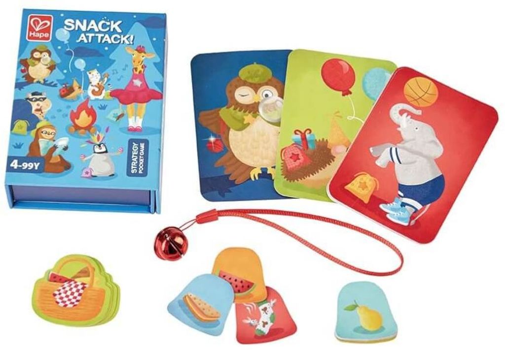 Hape Snack Attack – Gesellschaftsspiel für Kinder und die ganze Familie, empfohlen ab 3 Jahren