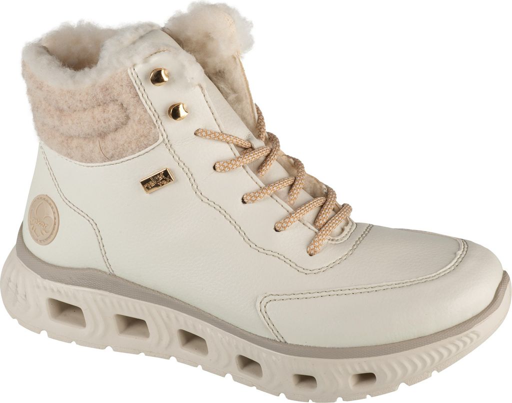 Rieker Booties M6010-80, Winterschuhe, Damen, Weiß, Größe: Produktbild 