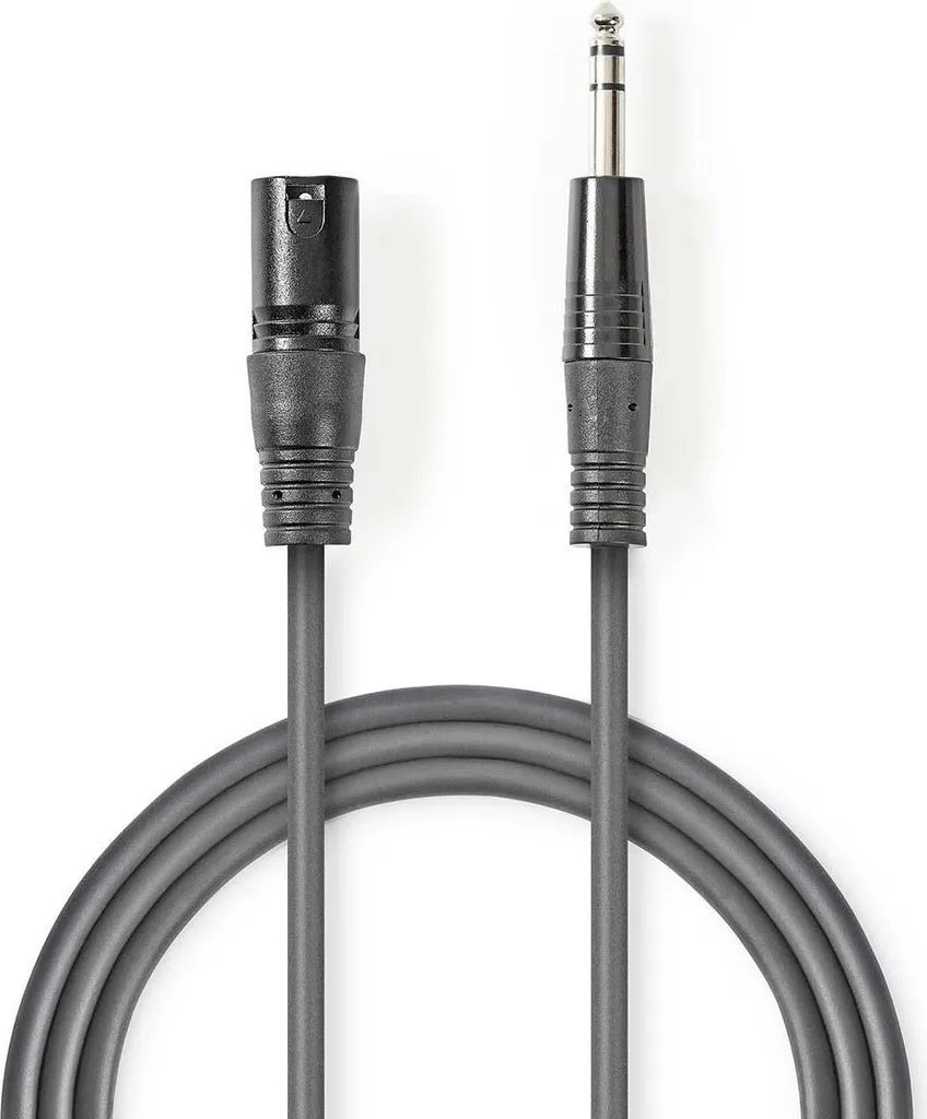 Cavo Audio 5m XLR Maschio - Jack 6.35mm | Resistente per Stage & DJ