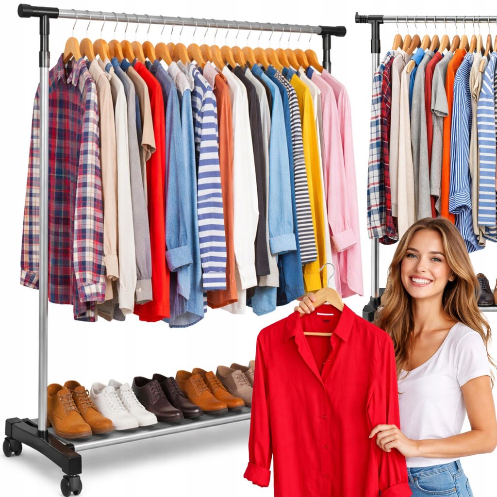 Kleiderständer Garderobenständer Kleiderstange Produktbild 