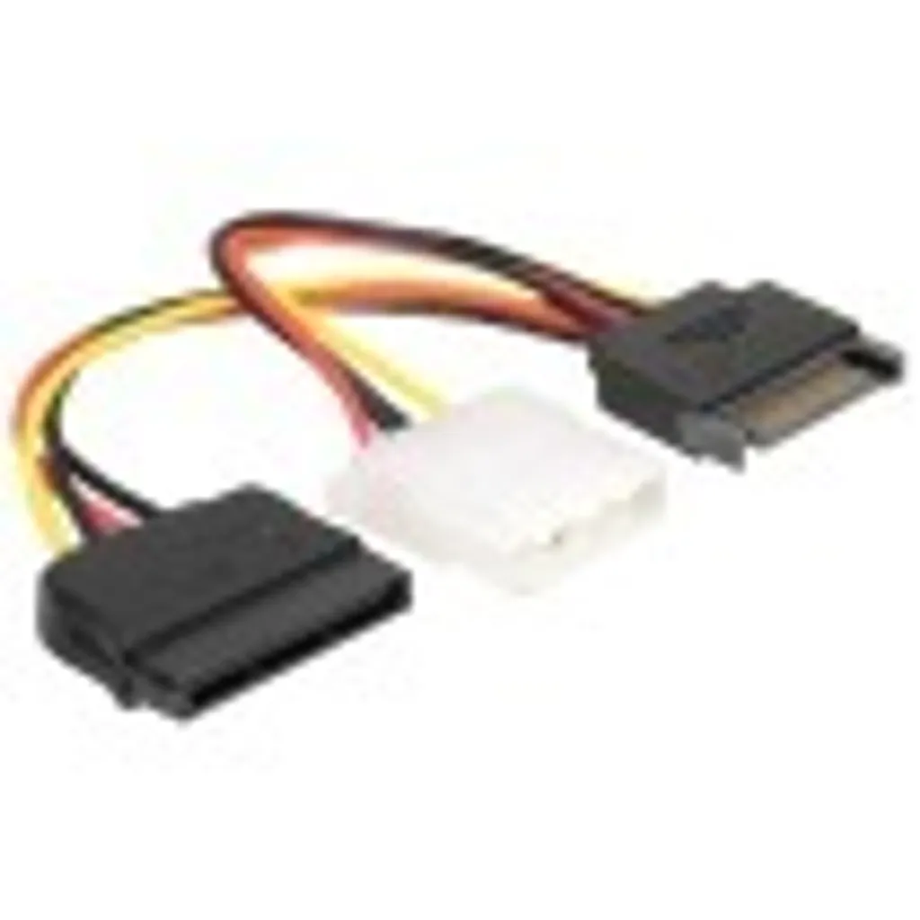 Delock 65235 Cavo Alimentazione SATA a Molex e SATA 15 Pin - Acquista Online