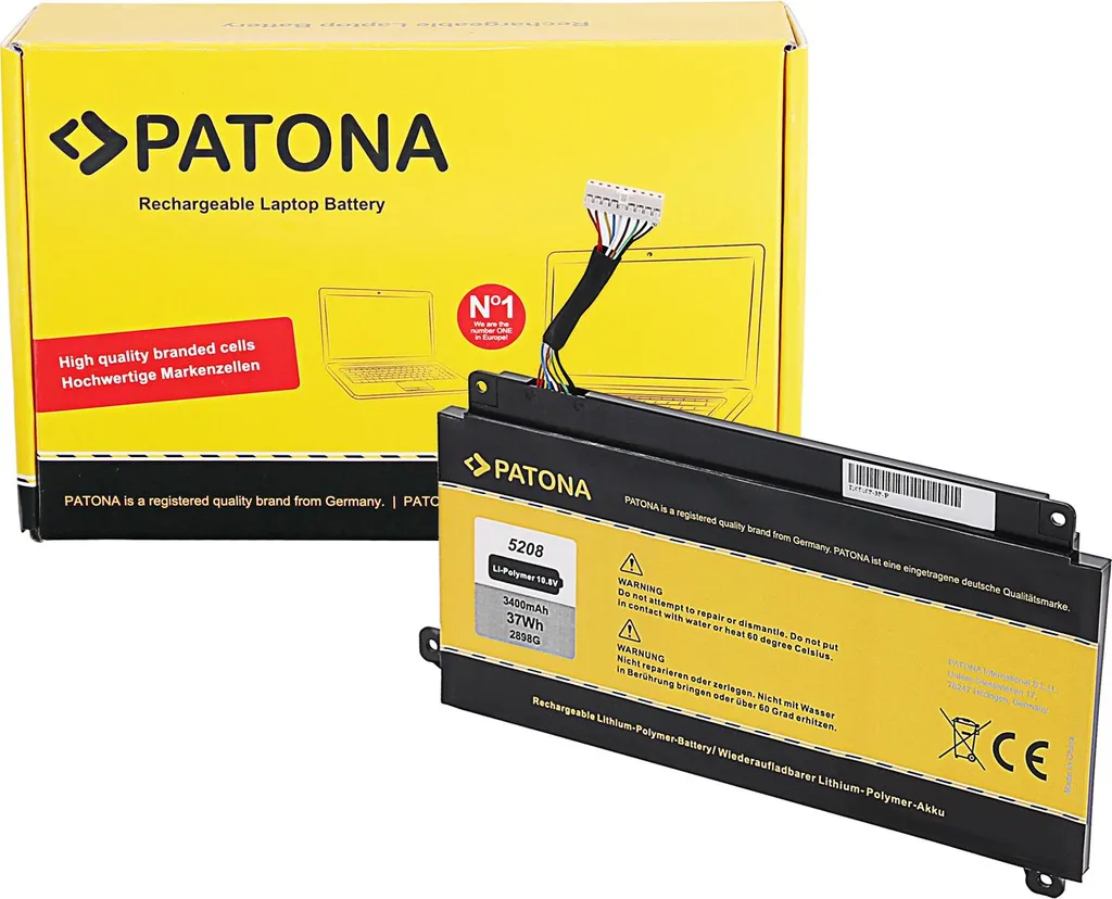 Batterie PATONA pour Toshiba Satellite 5208 E45W P55W E45W-C4200