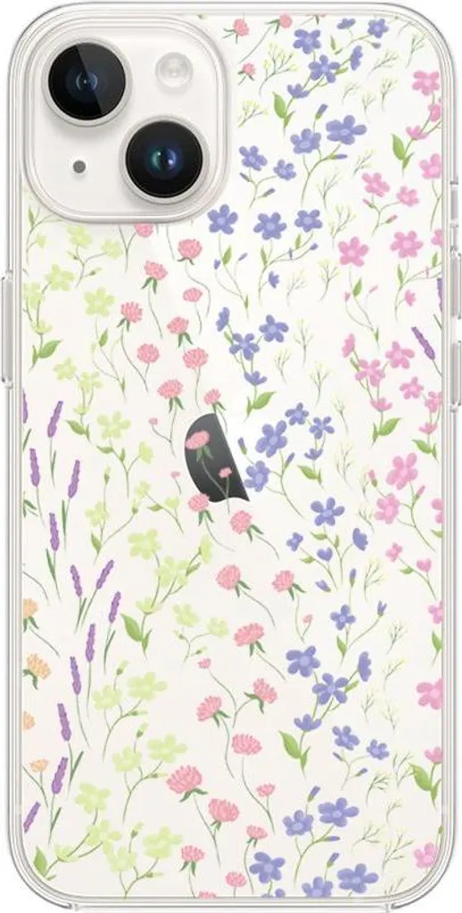 Offerta Cover iPhone 13 Mini Fiori - Custodia Silicone Trasparente