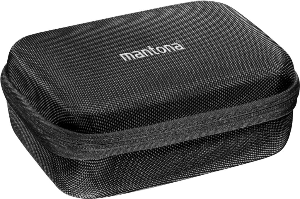 Mantona Hardcase Tasche kompatibel mit GoPro Action Cam 11 10 9 8 7 – robustes Schutzhülle mit Schaumstoff-Inlay, vorgestanzten Fächern & Decke...