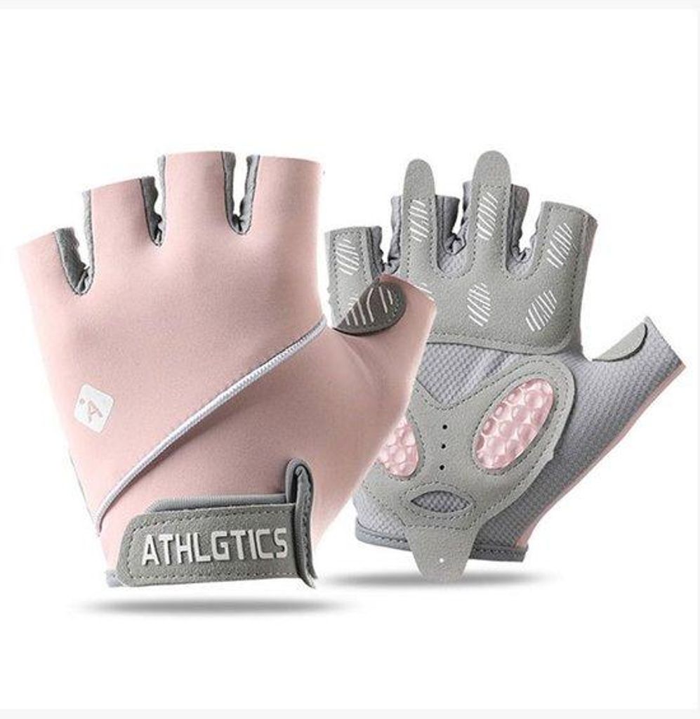 Silikonreifen-Handschuhe für erhöhten Haltgewinn - Frauen-Sport-Handschuhe mit Griff - Wasserdicht- und Schweißbeständige Fitness-Handschuhe - ...