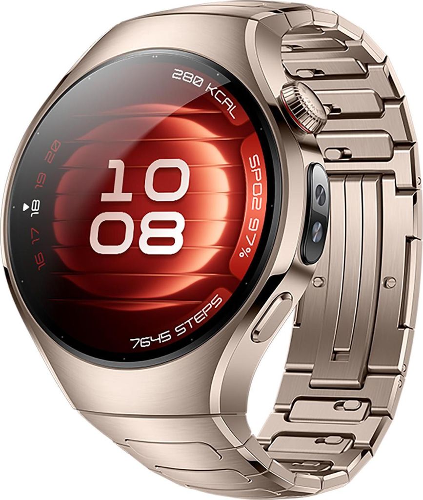 Watch 5, 42 mm, Sandgoldenes 904L Edelstahlgehäuse mit Produktbild 
