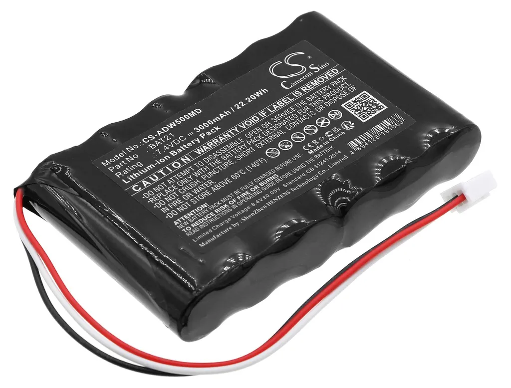 Batterie Longue Durée pour ADE STAN07 et ESW50-15 Remplacement de BAT21