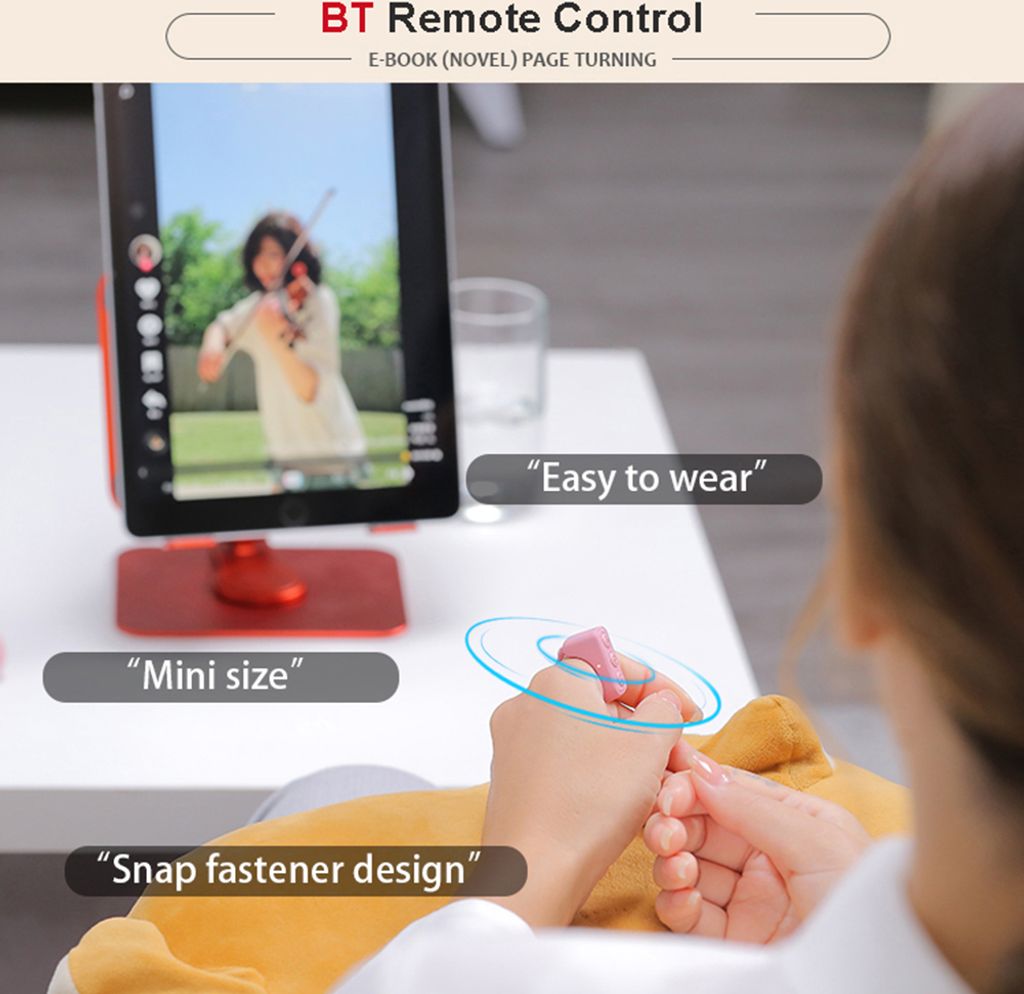 TikTok Scrolling Ring Kindle Page Turner Remote Photo Produktbild 5