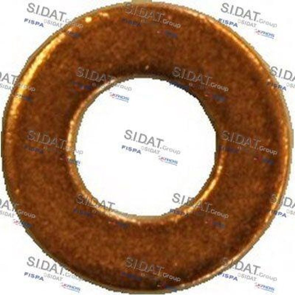 SIDAT Dichtring Einspritzdüse Dichtung Düsenhalter 81.058 passend für MERCEDES-BENZ C-Klasse T-modell (S204) 1,5mm Kupfer 7,3mm 15mm