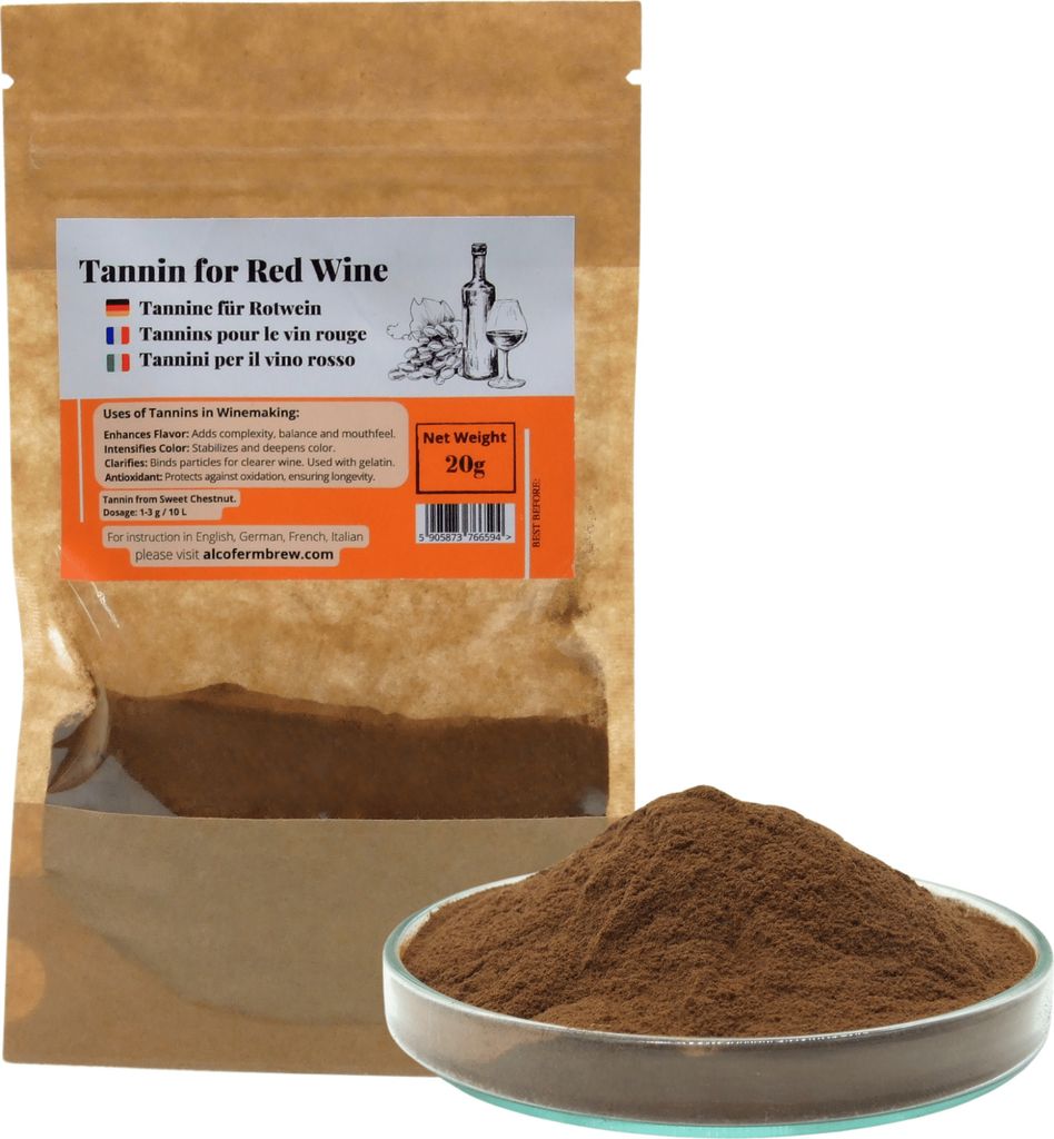 Tannine für Rotwein 20g - Tannin, Weintannin
