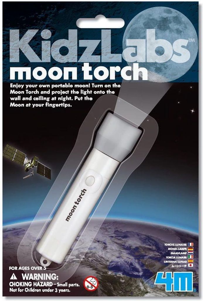 Kidzlabs SCIENCE: FLASHLIGHT MOON