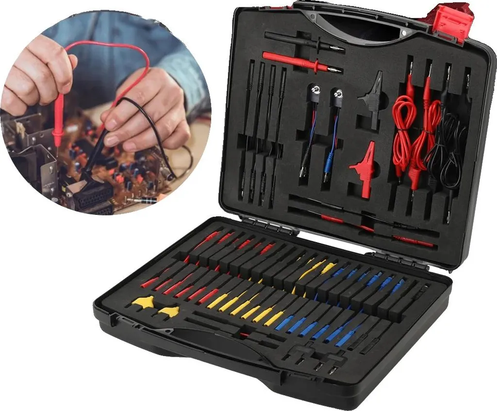 Kit de cordons de test automobile 92 pièces en cuivre pour multimètre