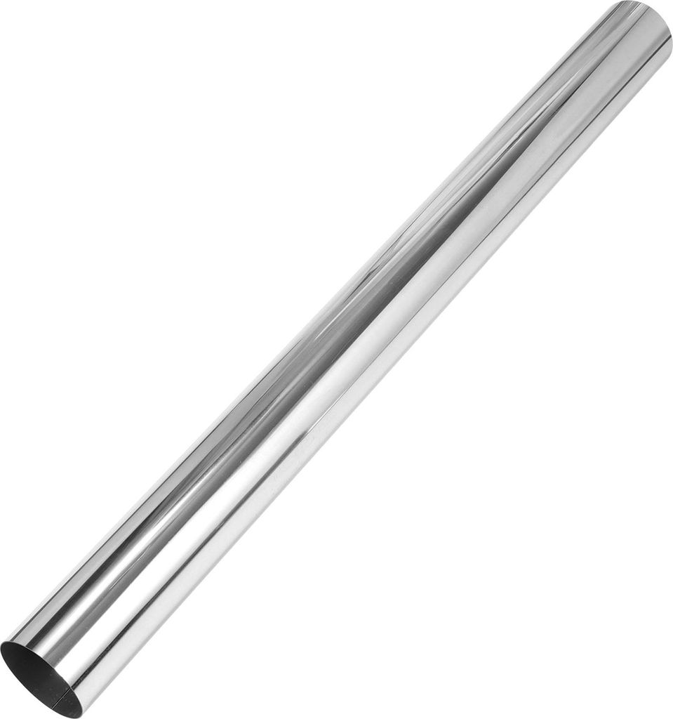 Gerades Auspuffrohrrohr DIY Benutzerdefiniertes Auto Modifiziertes Auspuffrohrrohr Rohrleitung 89mm / 3,5" OD 1016mm / 40" Länge T316 Edelstahl Si...