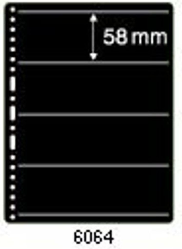PRINZ Einsteckblätter 6774 Prinz-System, doppelseitig 4 Fächer je 58 mm Höhe