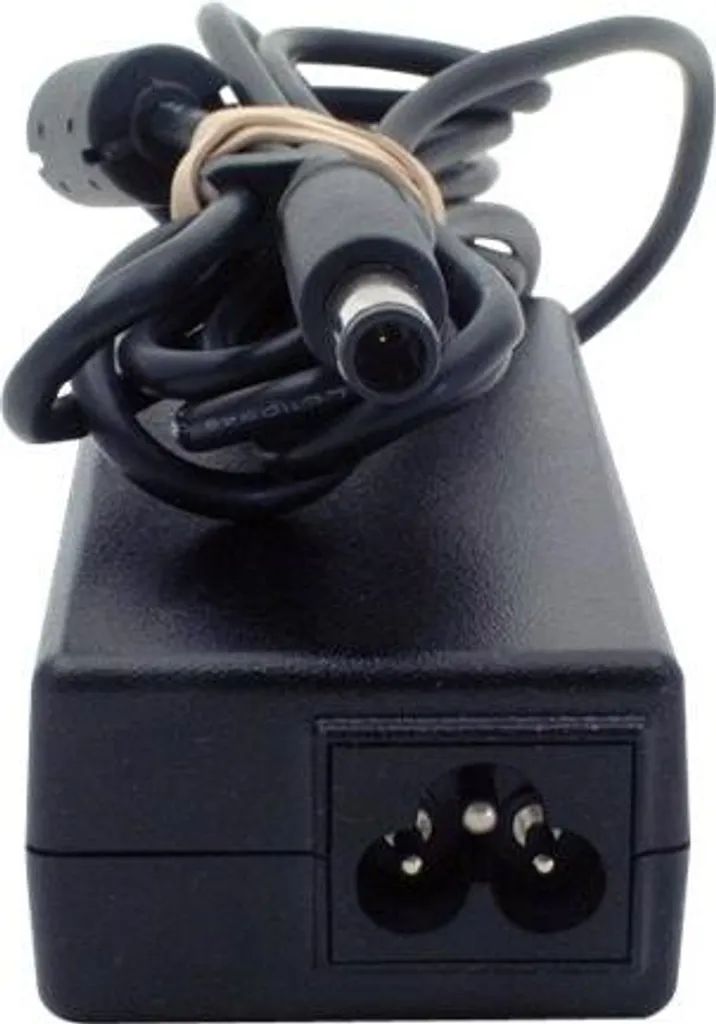 Chargeur Ordinateur HP Adaptateur CA 90W avec Câble Secteur et Embout Noir