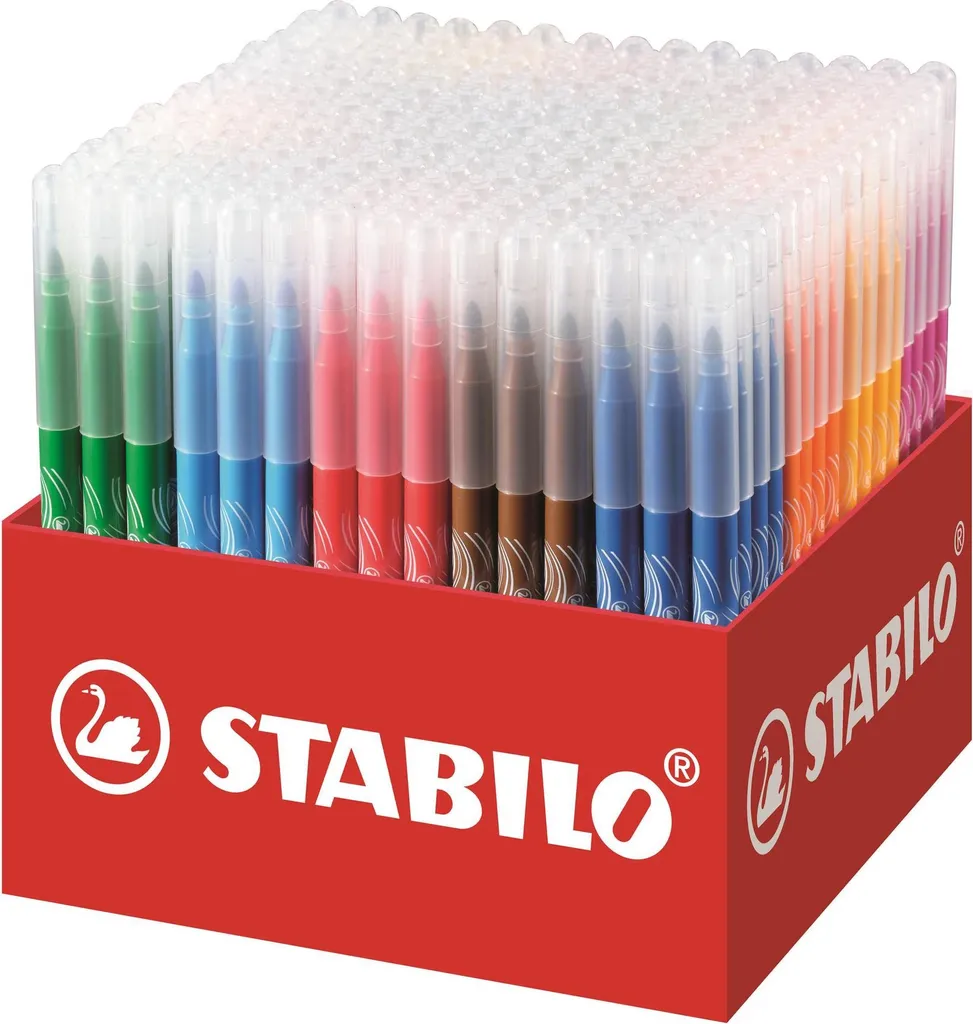 Stabilo Power XL Feutre lavable longue durée sans séchage lot de 240 pcs