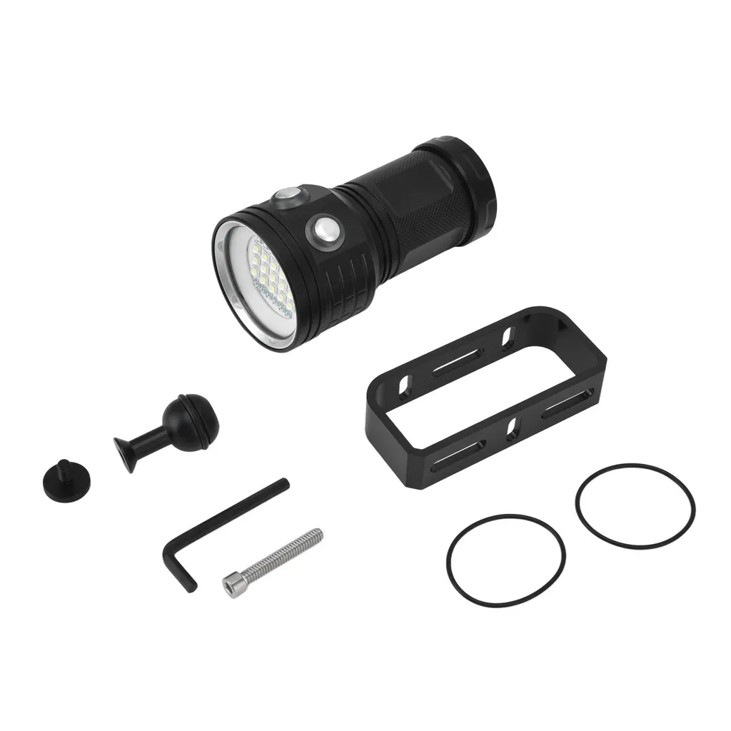 Lampe de plongée sous-marine pour exploration nocturne étanche 100m