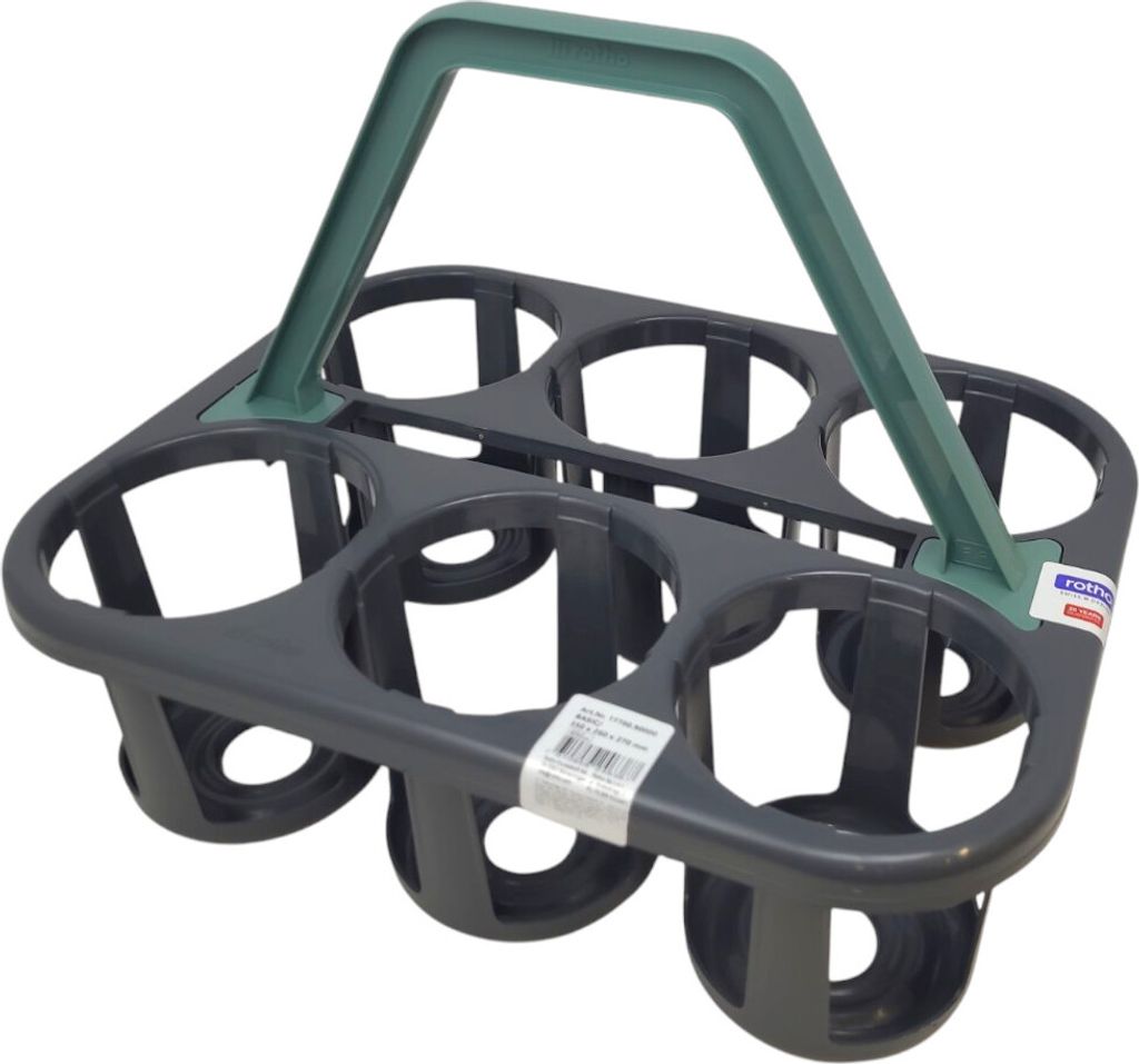 Rotho Základný nosič na 6 fliaš 35 x 26 x 27 cm (d x š x v) Obrázok produktu 