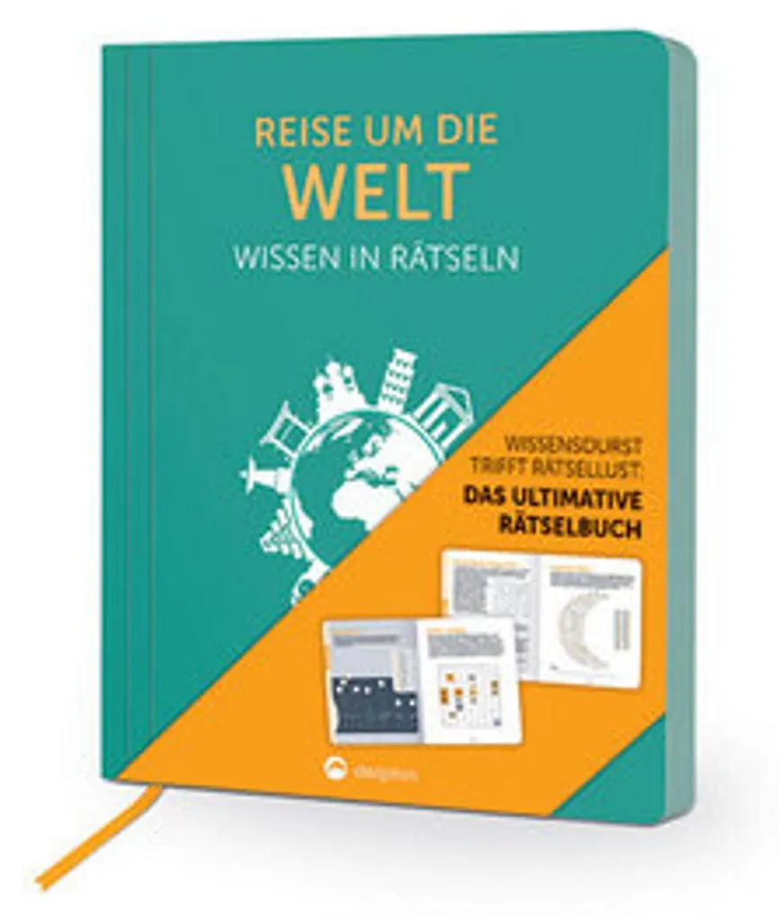 Livre de jeux de voyage Reise um die Welt pour s'occuper intelligemment