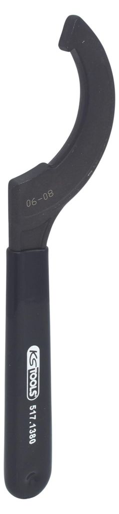KS Tools Fester Hakenschlüssel mit Nase, 80-90 mm