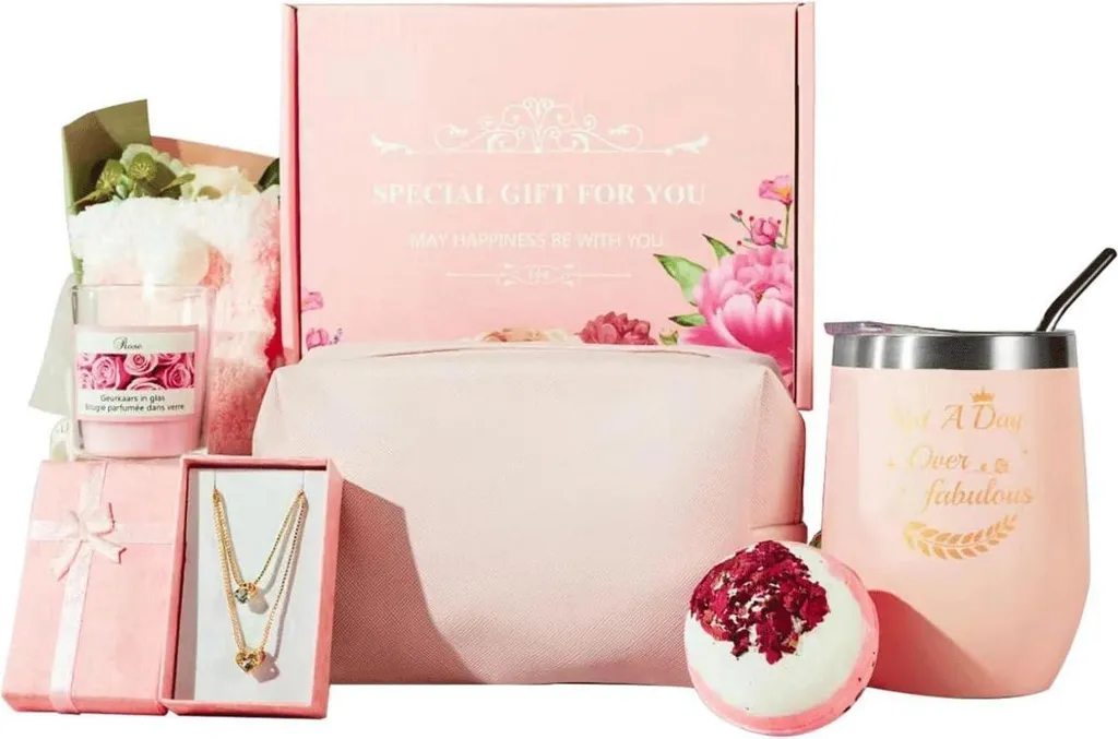 Idée Cadeau Femme Anniversaire : Kit SPA Anti-Stress et Collier Chic