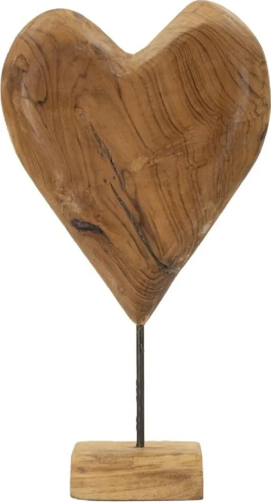 Sculpture Dobu teck brun Mauro Ferretti - Déco de salon zen et moderne