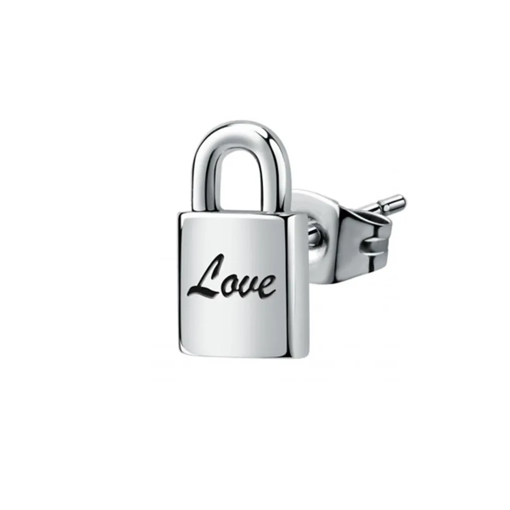 Orecchino Singolo La Petite Story Padlock Love Acciaio LPS02ASD02