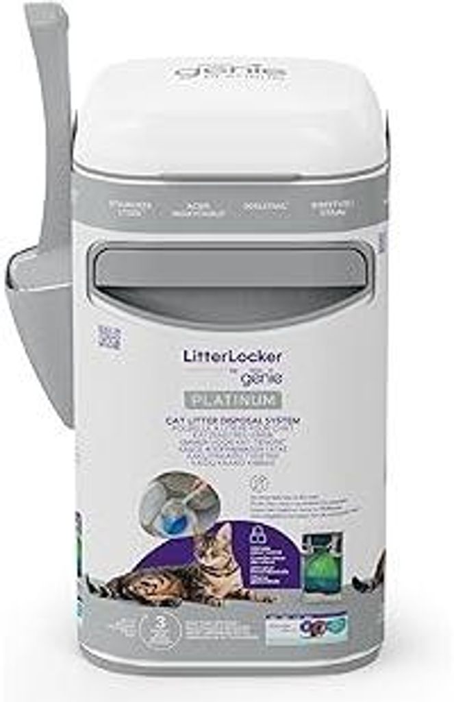 Litter Genie LitterLocker by Litter Genie Platinum Eimer weiß