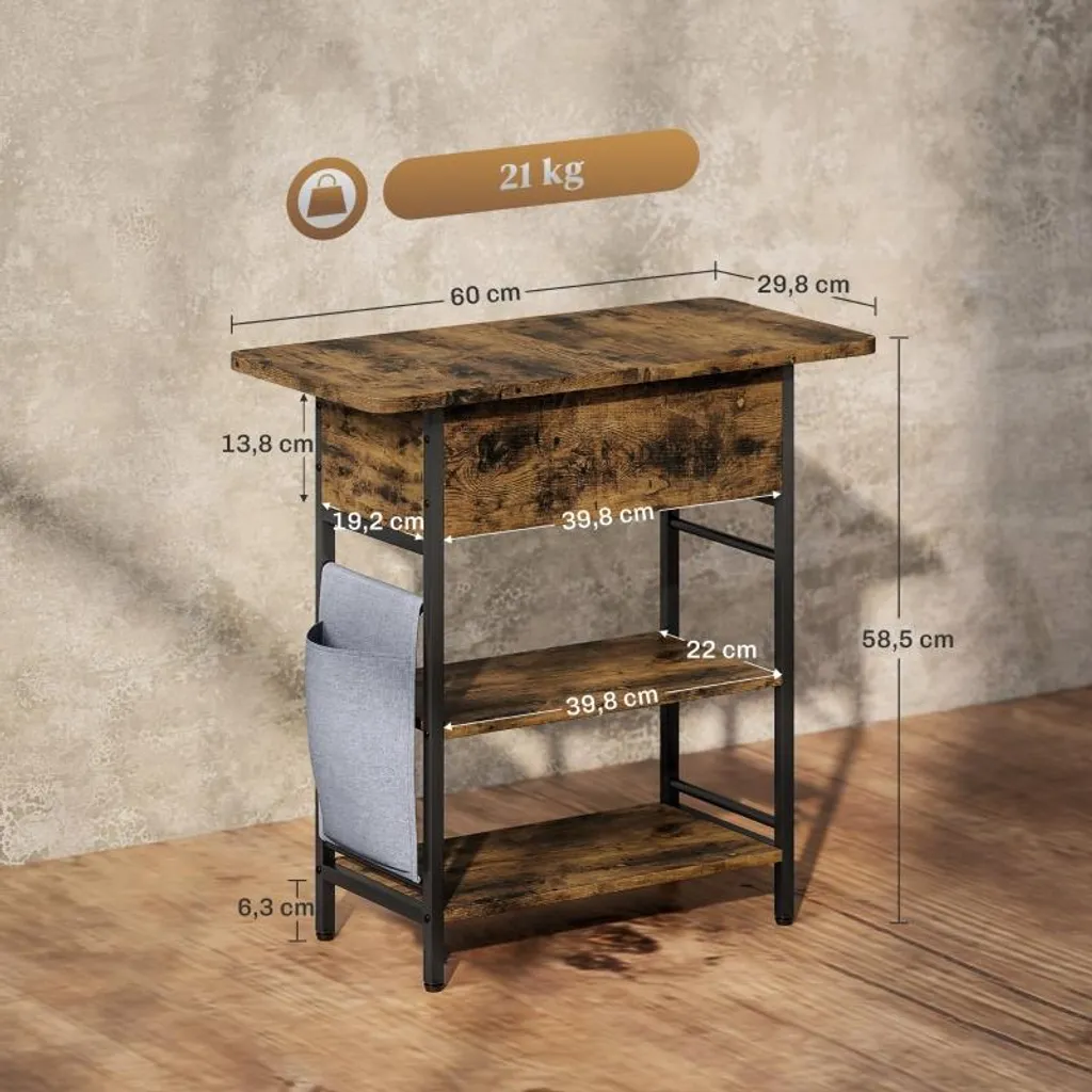 Dites adieu aux câbles emmêlés avec cette table d'appoint connectée