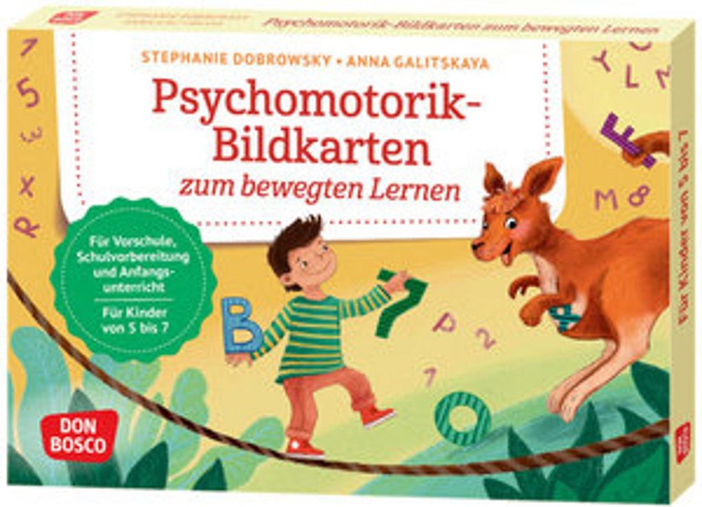 Psychomotorik-Bildkarten zum bewegten Lernen Produktbild 