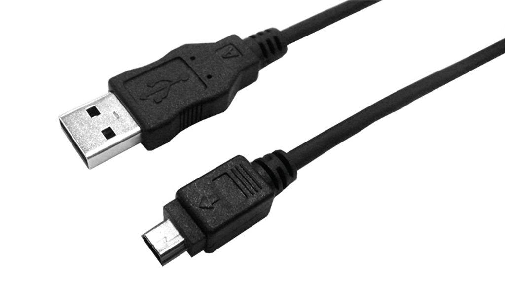 LogiLink USB 2.0 Kabel USB-A - Mini USB-A Stecker 3,0 m