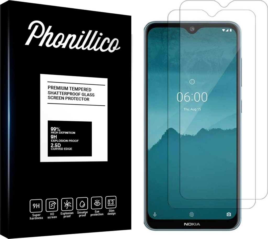 Hartglas für Nokia 6.2 / Nokia 7.2 [2 Stück] Produktbild 