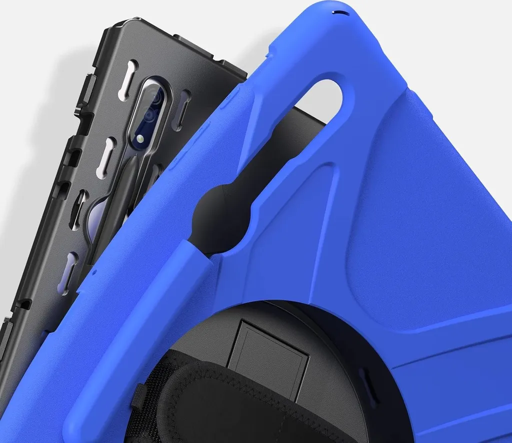 Coque Samsung Galaxy Tab S8 avec support rotatif et sangle de transport - 4