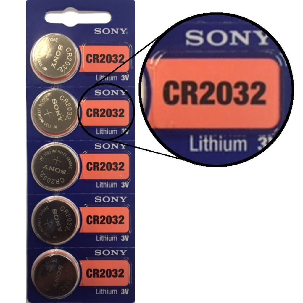 Sony CR2032 5er Blister 3V Lithium Batterie Knopfzelle Produktbild 