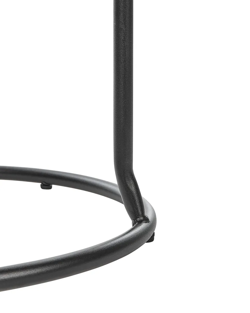 Tabouret de Bar pour Cuisine Ouverte : Confort Beige Clair Beliani - 8