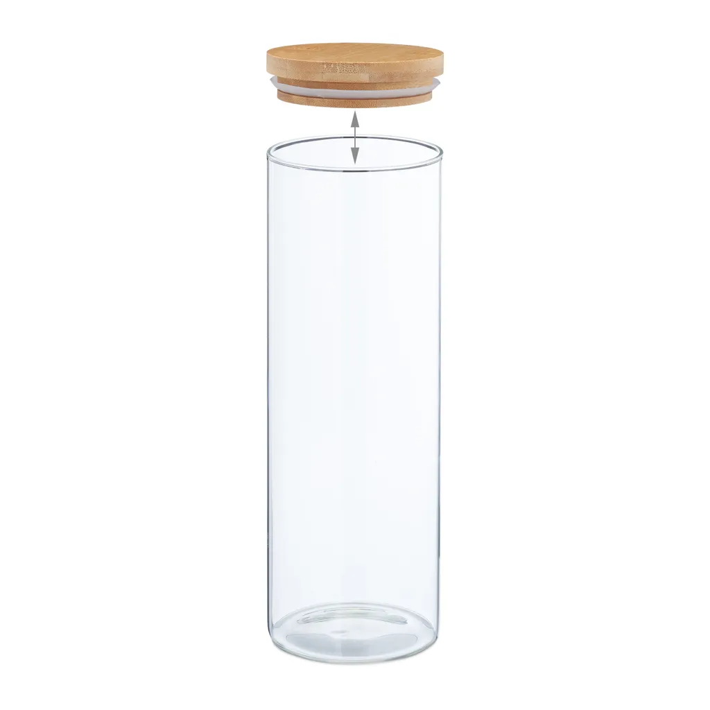 BARATTOLO PER ALIMENTI vetro organizzazione dispensa 1000 ml barattoli