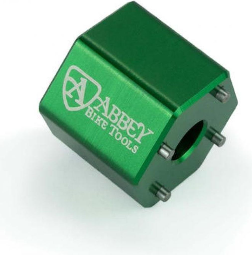 Abbey Tools Werkzeug für SRAM DUB Staubschutzkappe 3/8" Vierkant Grün - siche...