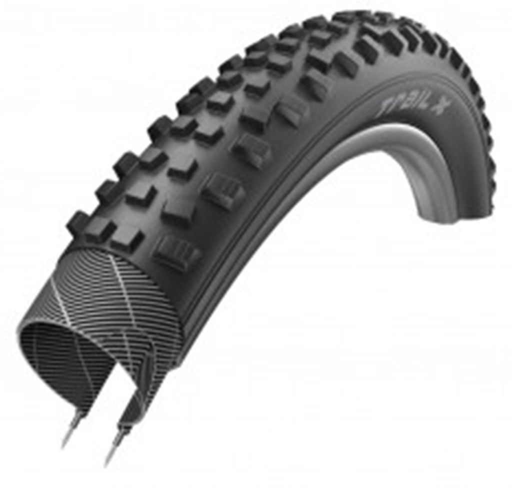 XLC TrailX VT-C06 Fahrradreifen Mountainbike 26 x 2,25 Zoll Fahrradmantel MTB Drahtreifen Fahrrad Reifen 57-559 Fahraddecke, Farbe:schwarz, Reifeng...