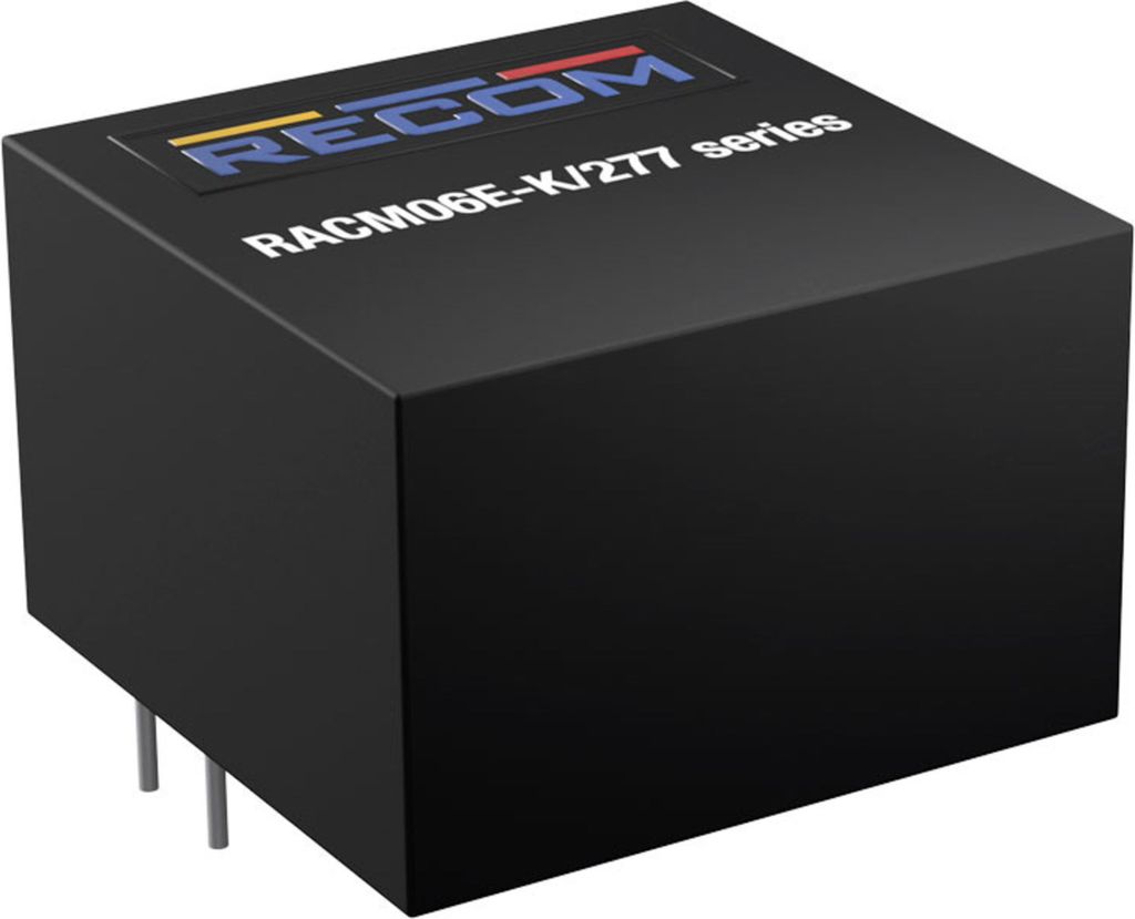 Recom AC-DC-Industrienetzteil Geschlossen Kunststoff 6W 3,3V 1,818A 2*MOPP