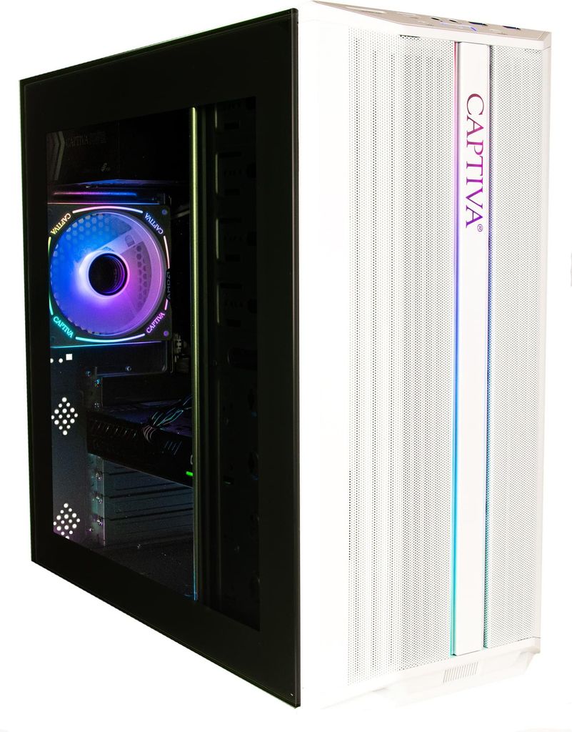 Captiva PC Entry Gaming I10-0615 (i5-14400F/RTX5060 8GB GDDR7/SSD 500GB/4TB/32GB/WLAN/Windows 11 Home 64-bit)