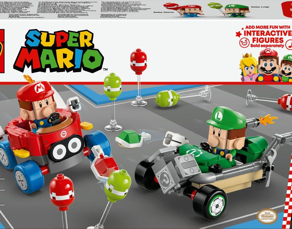 LEGO Super Mario 72034 Mario Kart : Baby Mario vs Baby Immagine del prodotto 