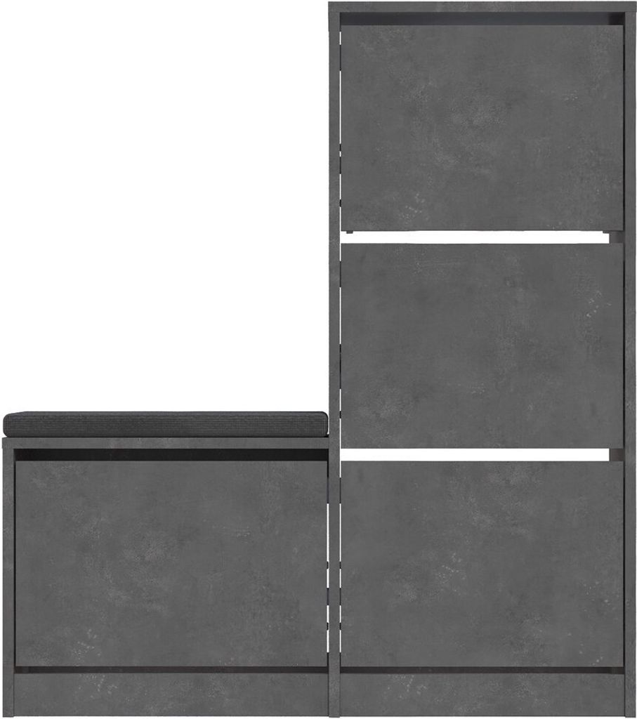 Skye Decor, Dude - Grey, armoires à chaussures, gris, 105 x Image du produit 