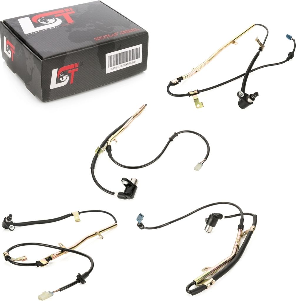 4x ABS Sensor Drehzahlregler vorne hinten links rechts für Produktbild 